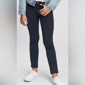 GAP Ponte Indigo Uniform girls Pants Size 8 NWT